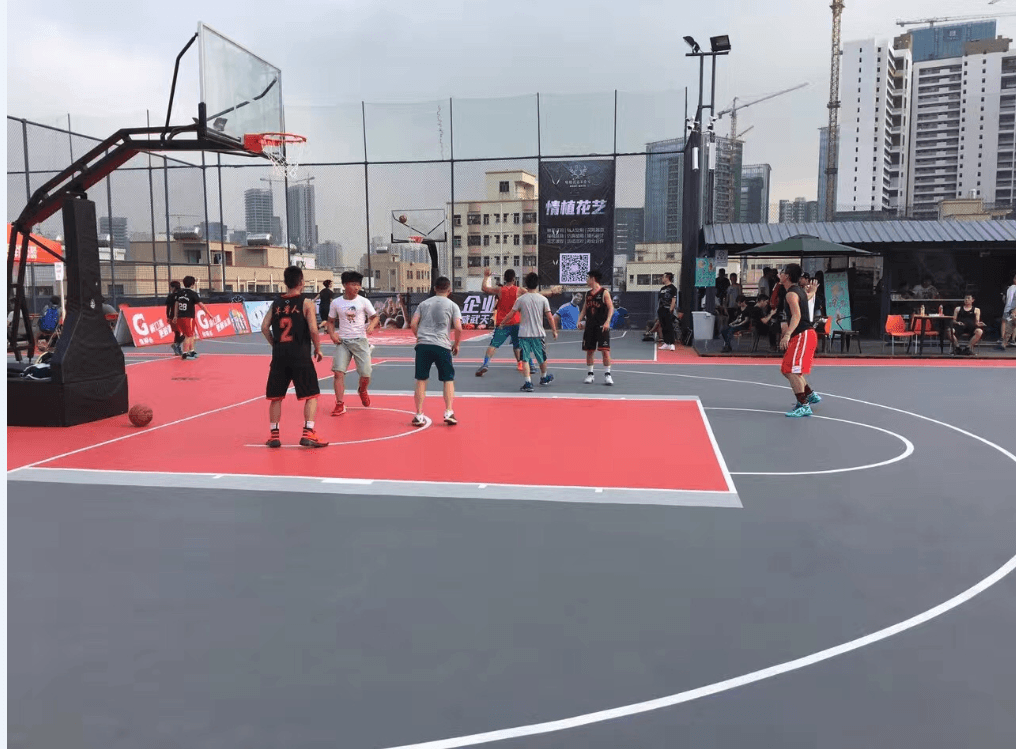 塑胶篮球场 塑胶篮球场
