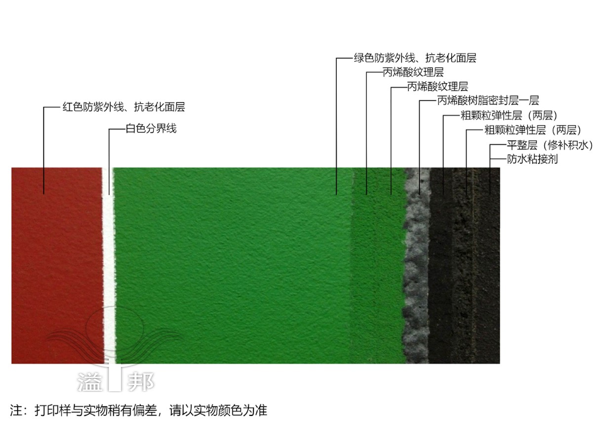 塑胶网球场 塑胶网球场